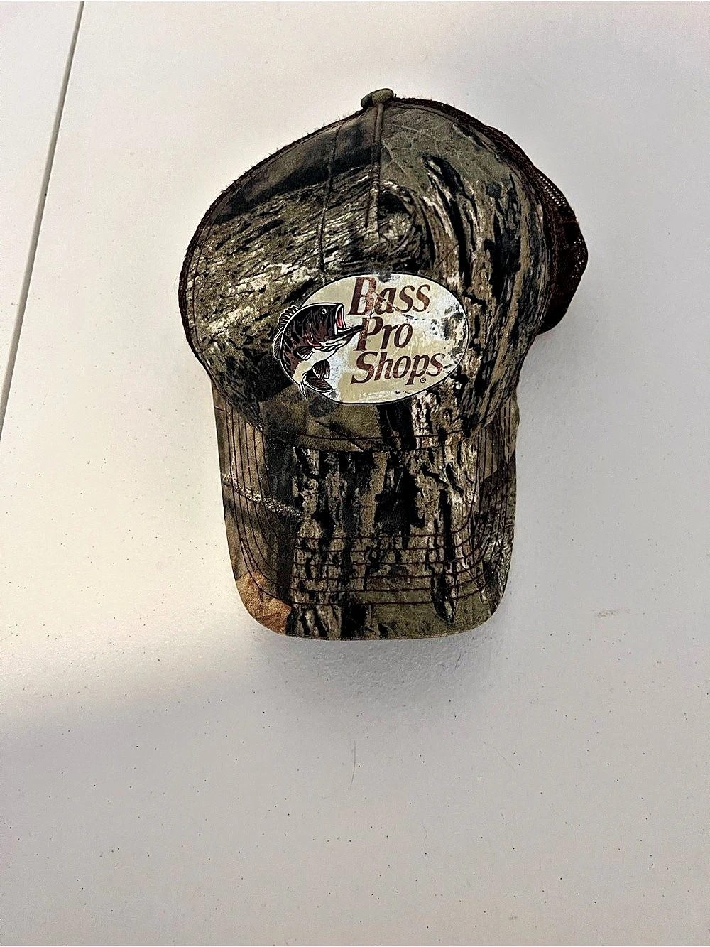 Bass Pro Shops Camo Mesh Trucker Hat Camo Trucker Hat in Brown & Green